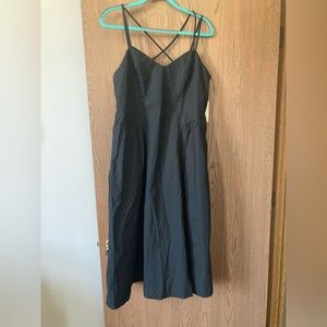 NWT- Black Midi Sundress